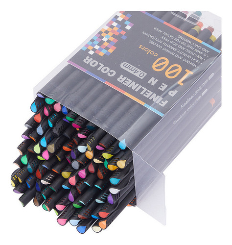 Set De 100 Bolígrafos De Gel For Pintar En Color
