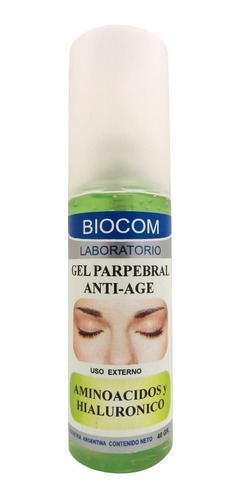 Gel Parpebral Anti-age Acido Hialuronico X 40 - Biocom