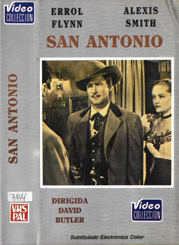 San Antonio Vhs Errol Flynn Alexis Smith