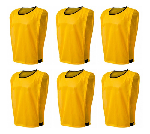 Kit 6 Coletes Treinamento Light Amarelo Adulto Trb Sports