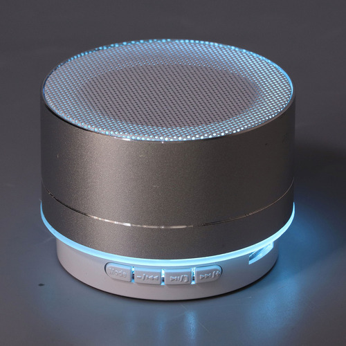 Mini Tarjeta De Memoria Portátil Con Altavoz Led Bluetooth C