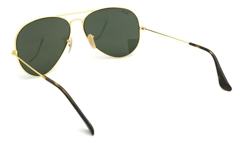 Óculos Solar Ray Ban Aviador Rb3025l 181 62 Unissex Cor Dourado