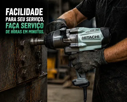 Chave De Impacto Industrial Hitachi Wr25se 1.000nm Japonesa