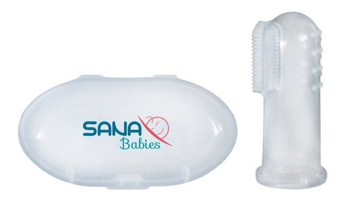 Massageador Gengiva Dedeira De Silicone P/ Bebês Sana Babies