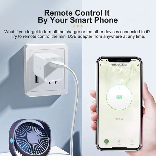 Adaptador Usb Tuya Wifi, 5 V, 2 A, Adaptador De Corriente Us