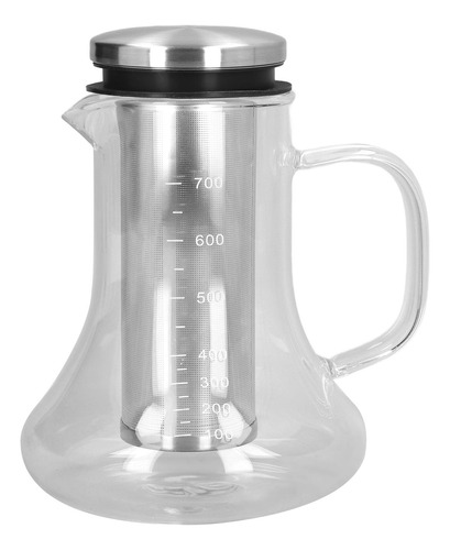 Cafetera Portátil De Vidrio Borosilicato De 700 Ml Para Cerv
