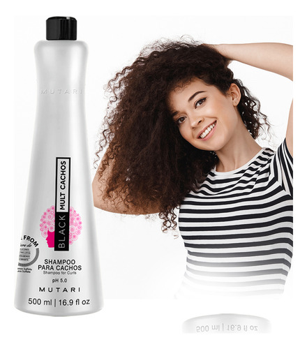 Shampoo Cachos Perfeitos Desembaraçado Balanço Natural Black