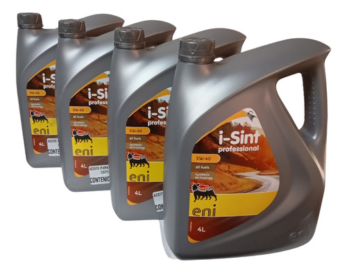 16lts. Aceite Eni I-sint Professional 5w40 T.sintetica