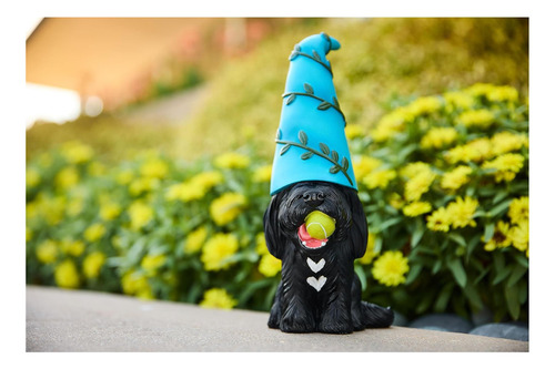 Doodle Black Gnome Con Bola De Tenis Gnomos De Jardín Para Y