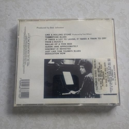 Cd Bob Dylan Highway 61 Revisited (Usado)