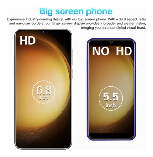 Teléfono Inteligente S23 Ultra/1+8gb Para Android Ios