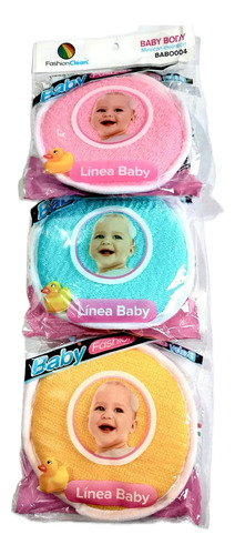 Kit 25pz Esponja Con Tela Extra Suave Para Baño Bebes Color Surtido Lisa