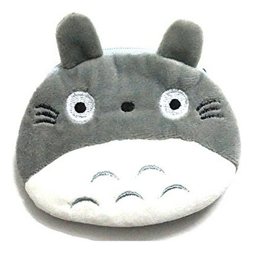 Manc Gg Linda Felpa De Totoro Monedero, Mini Coin Práctico 