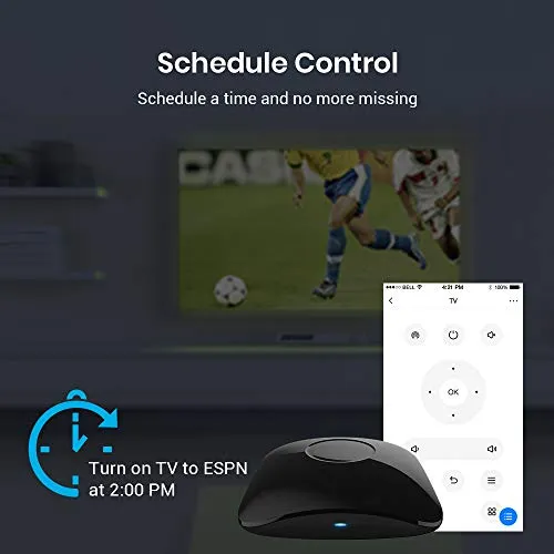 Hub De Control Remoto Broadlink Rm4 Pro Ir Rf Con Cable De S