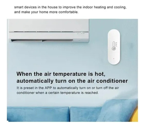 Sensor Clima Inteligente Tuya Modulo App Wifi Th-01