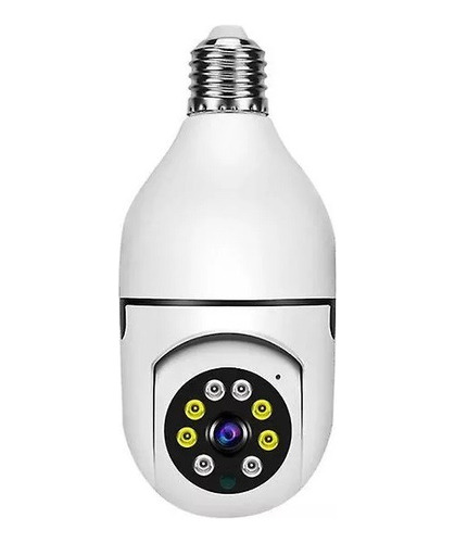 Foco Lampara Espia Led Camara Hd 360° Wifi Ip 128 Gb Sonido