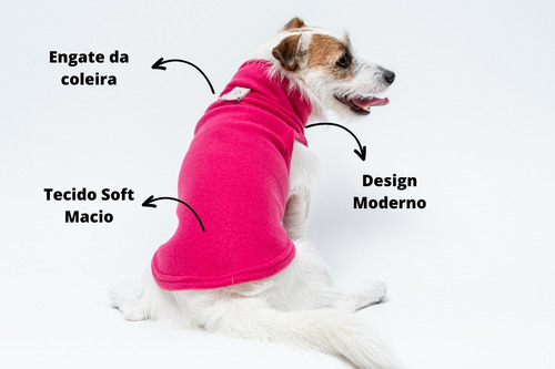 Roupa De Cachorro Roupa Pet Shih Tzu Lhasa Apso Spitz - M Cor Rosa M - Nº 10