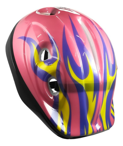 Casco + Set Protección Rodilleras Coderas Muñequeras - Otec