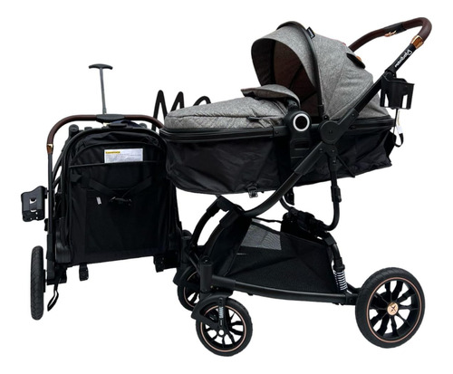 Paseador Coche  Para Bebe Tipo Maleta En Aluminio 