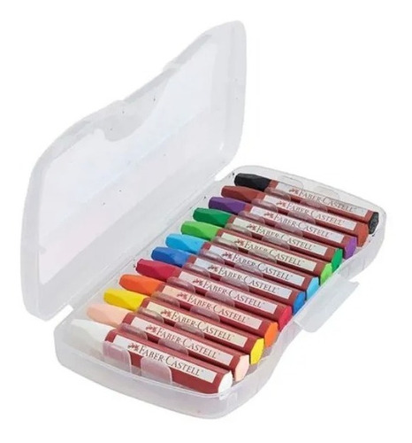 Pastel Oil Maleta 12 Colores Faber Castell
