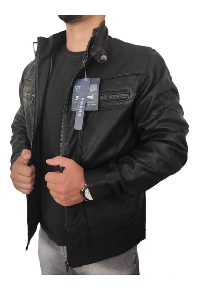 jaqueta preta masculina mercado livre