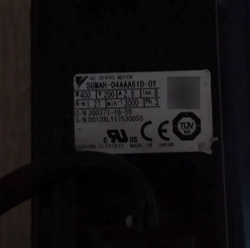 Servomotor Yaskawa Sgmah-04aaa61d-0y - 2.8a (Usado)