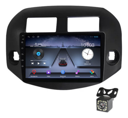 Estéreo Toyota Rav4 2006-2012 Con Cámara De Reversa Y Gps