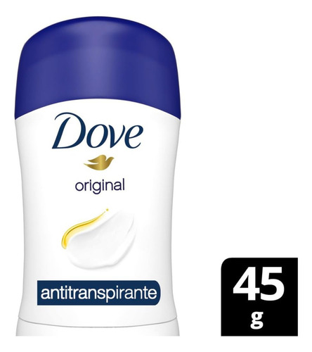 Desodorante Dove Em Barra Original 72h De Proteção 45g Original