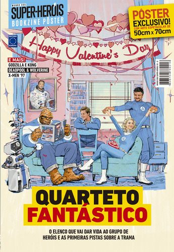 Superpôster Mundo Dos Super-heróis - Quarteto Fantástico, De Editora Europa. Editorial Europa, Capa Mole, Edição 2024-03-29 00:00:00 Em Português