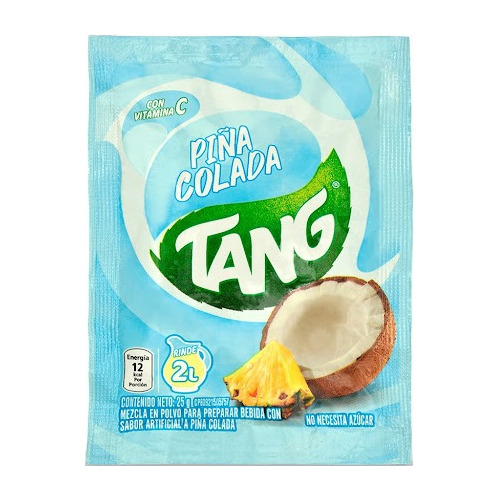 Bebida Polvo Jugo Piña Colada Tang 25gr 0678 0.55 Ml.