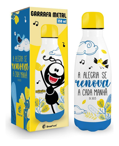 Garrafa Térmica Neo Infantil Turminha Do Smilingüido 350ml