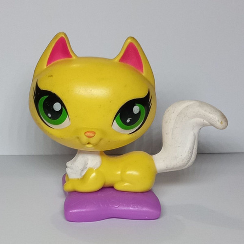 Boneco Gato Littlest Pet Shop Lps Original Hasbro (Usado)