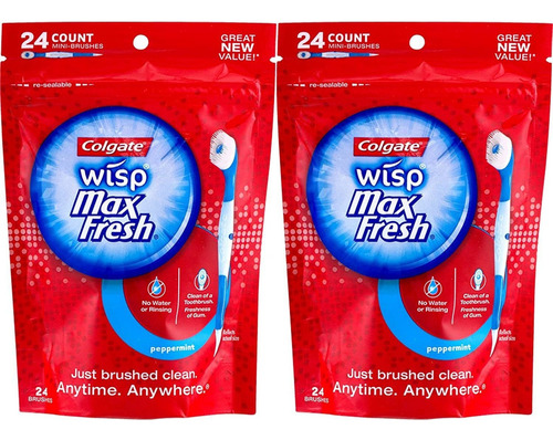 Colgate Max Fresh Wisp Minicepillo De Dientes Desechable, Me