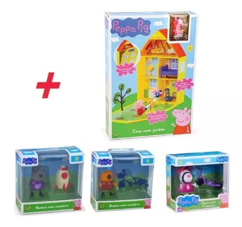 Brinquedo Peppa Pig Casa com acessórios