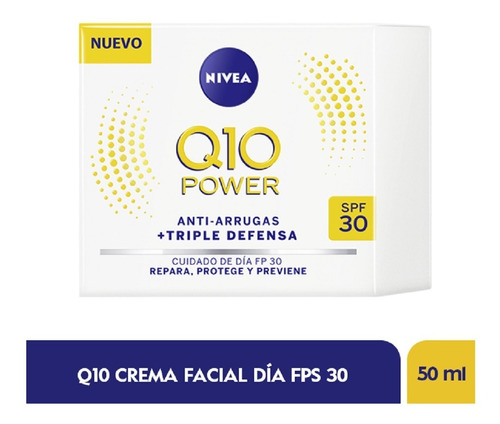 Crema Facial Día Nivea Q10 Antiarrugas - g a $1092