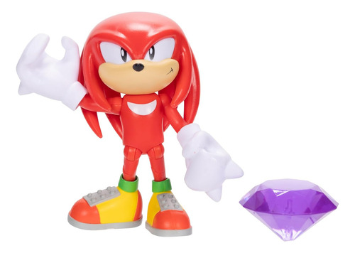 Sonic The Hedgehog Figura De Acción Knuckles De 4 Pulgadas C