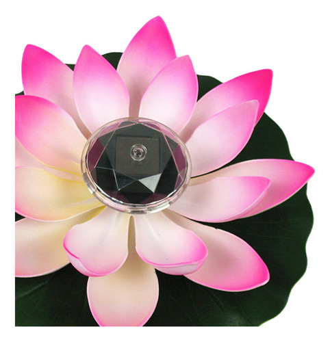 Lámpara Led Flotante De Loto, Luz Solar Led Flotante De