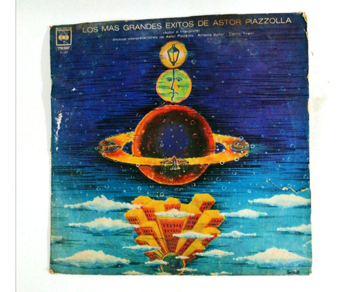 Disco Vinilo Los Mas Grandes Exitos  Astor Piazzolla Tango 