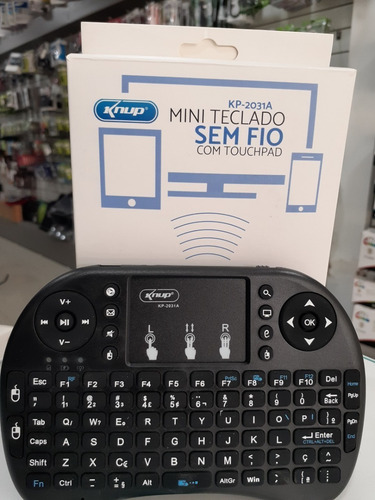 Mini Teclado Sem Fio Kp-2031a