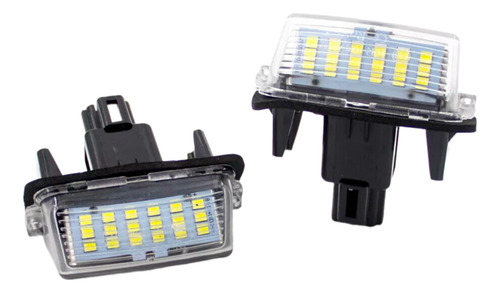 Par Luz Led De Patente Toyota Yaris Corolla Prius Avensis