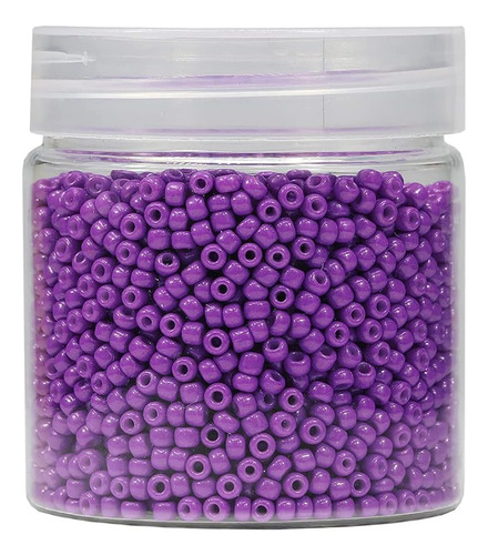 Perlas De Semillas Balabead De 3 Mm De Color Púrpura Oscuro,