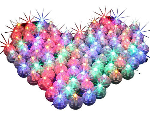 / Mini Lámpara Led Con Forma De Bola Pequeña, 100 Unidades