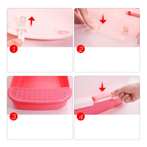 Imagen 6 de 7 de Caja De Arena Para Gatos. Desodorante Completamente Cerrado