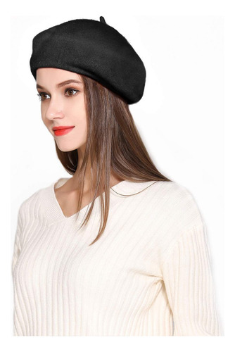 2 Piezas Elgante Boina De Lana Gorro Beret Gorra Para Dama