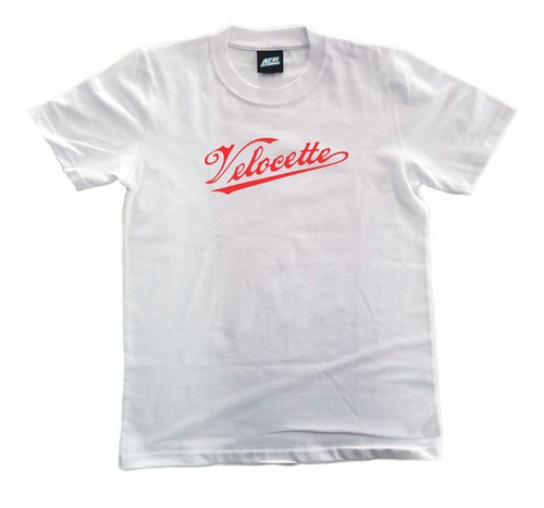 Remera Estampada Motos  013 - 100% Algodón - Velocette