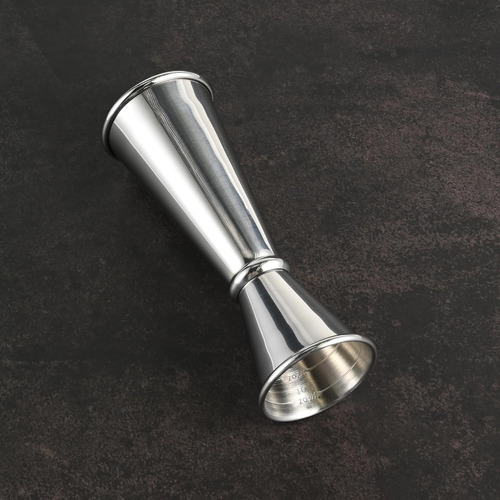Jigger De Acero Inoxidable Para Barman 1 Y 2 Oz
