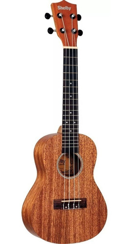 Ukulele Acústico Concerto Shelby Su23m By Eagle - Mogno