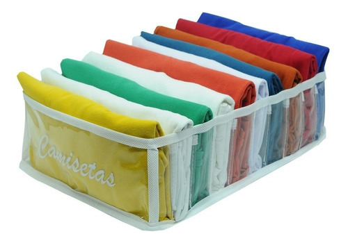 Colmeia Organizadora Para Camisetas - Branca 4 Peças
