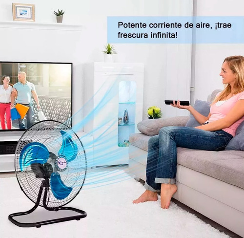 Ventilador De Pedestal Piso Y Pared 3 En 1 3 Aspas