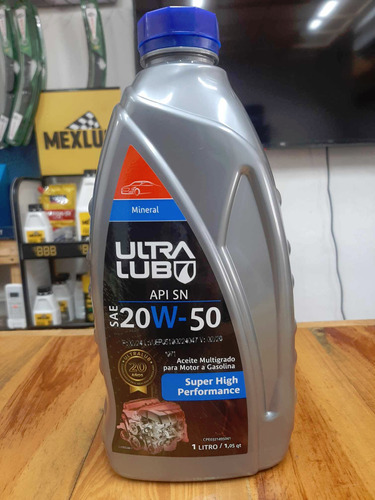 Aceite Ultra Lub 20w50 Mineral 